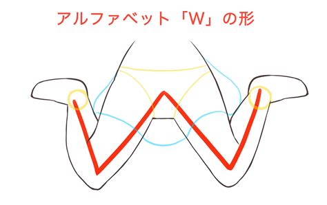 ぺたん座り描き方 超簡単に描ける裏技紹介！完成形から逆算し。